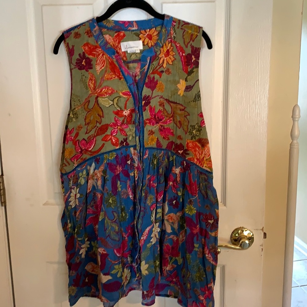 Anthropologie Floral Top